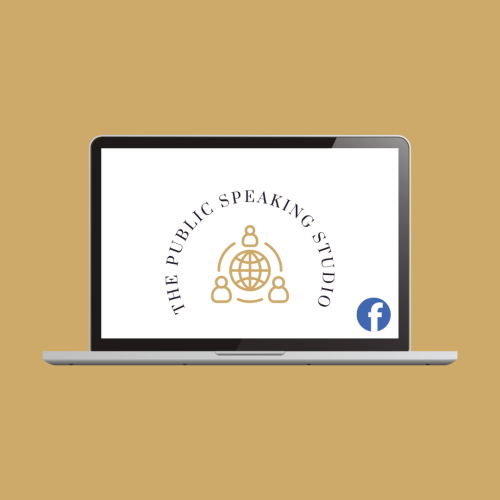 The public speaking studio mockup The public speaking studio mockup